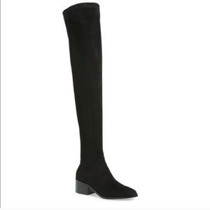 Black Steve Madden Gabriana Over the Knee Boot